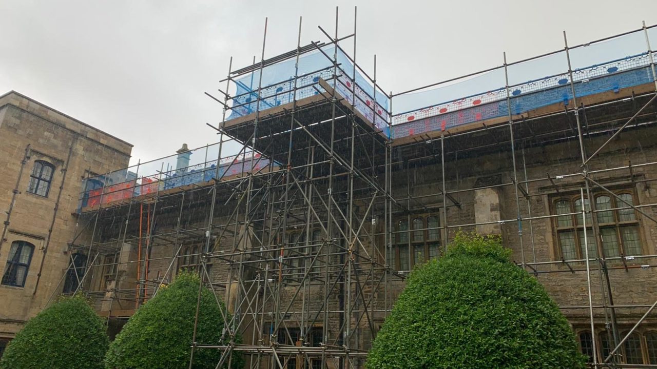 Earls Scaffolding - Independent scaffold - Grimthorpe Castle